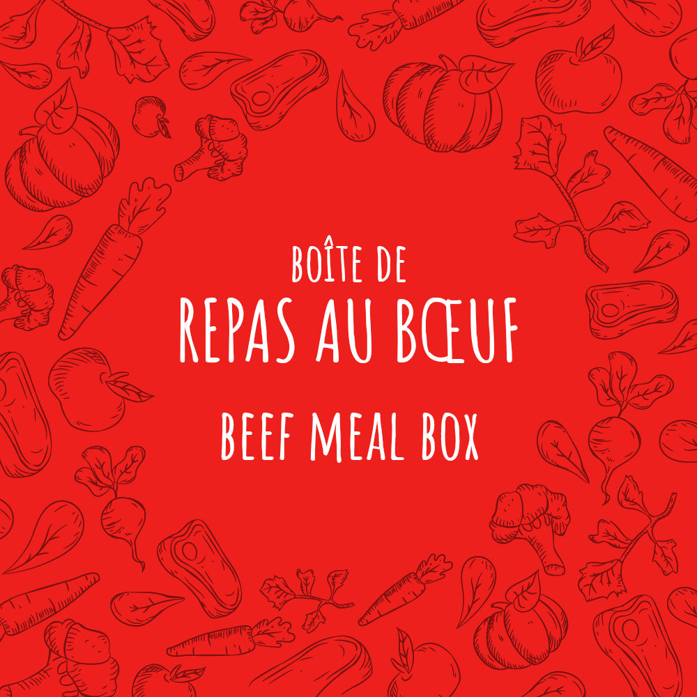 Beef Meal Box | Feed your dog a nutritious raw food diet to keep them healthy & happy with the Beef Meal Box | Delivered to your door | Made with love in Montreal