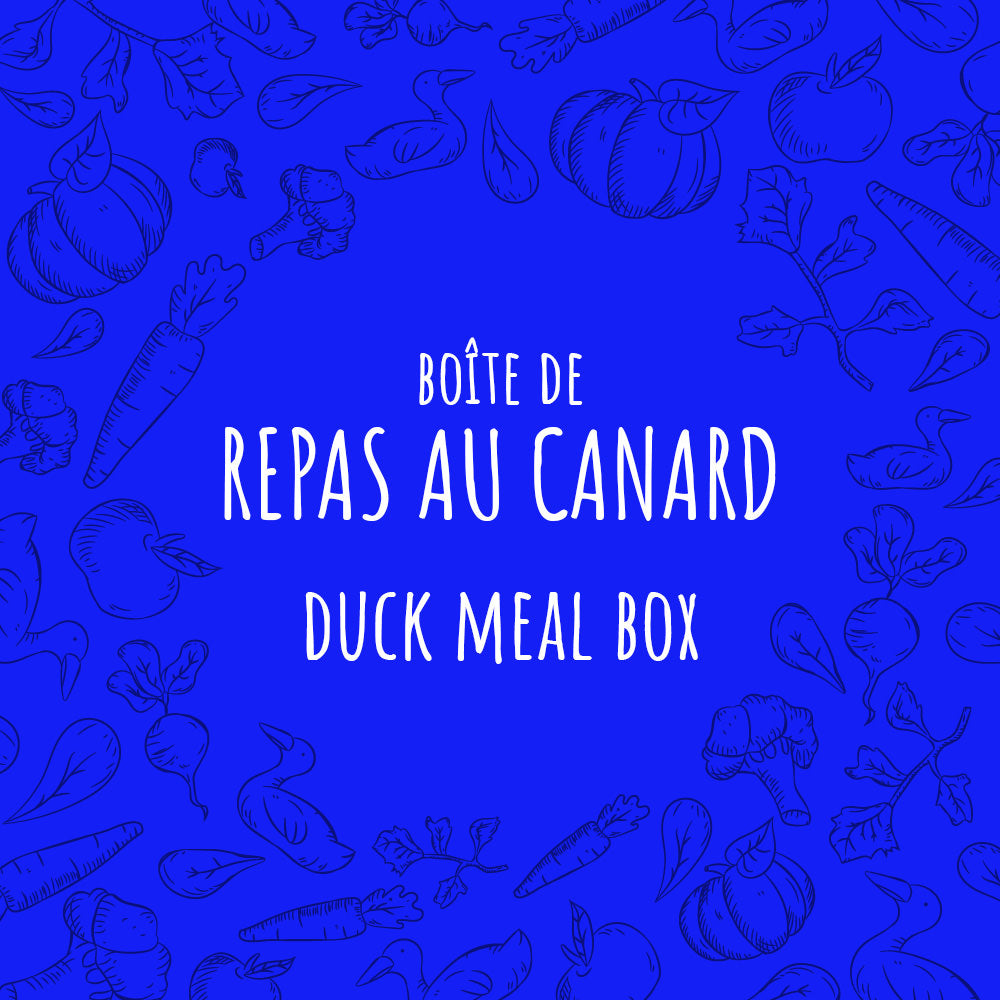 Duck Meal Box | Feed your dog a nutritious raw food diet to keep them healthy & happy with the Duck Meal Box | Delivered to your door | Made with love in Montreal