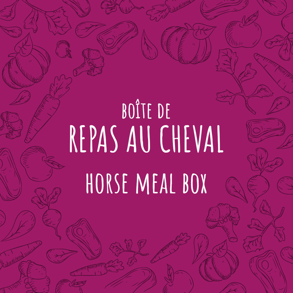 Horse Meal Box | Feed your dog a nutritious raw food diet to keep them healthy & happy with the Horse Meal Box | Delivered to your door | Made with love in Montreal
